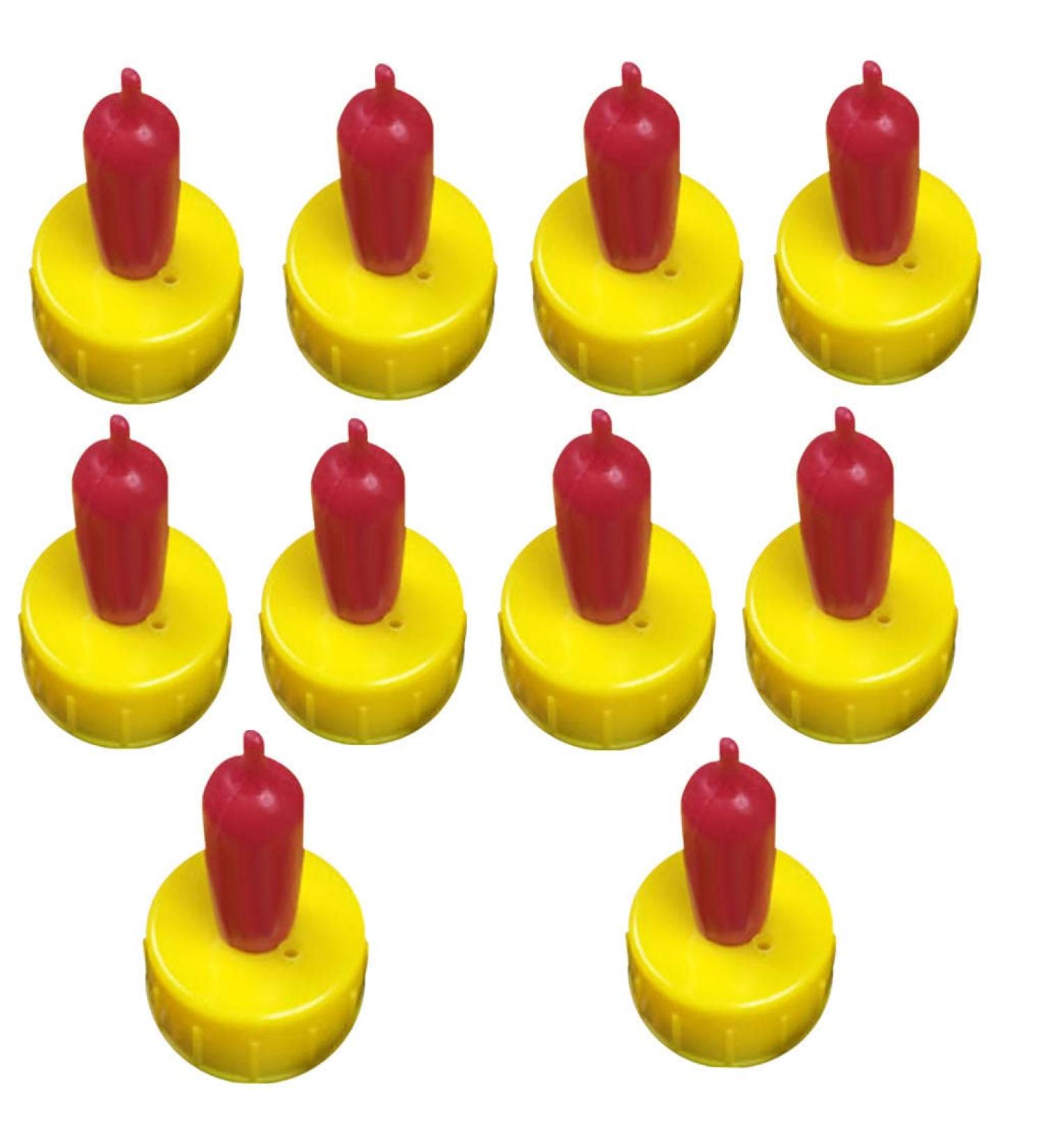 10pcs Nipple Orphan Bottle Lamb Pet Pup Dog Red Sheep Cat Goat Teat Drink Animal Feeding - Buy Online on SooperMarket.com