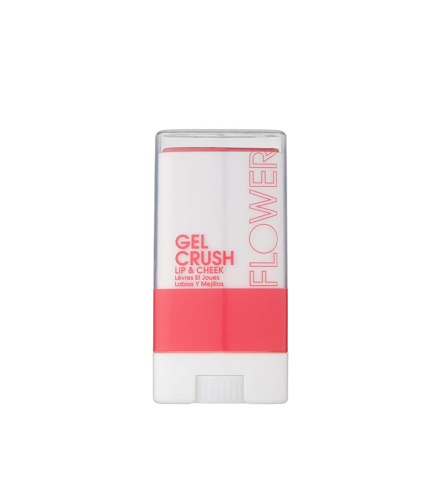 Flower Beauty Lip & Cheek Gel Crush - Raspberry | Portable Multistick for Hydrating Color Pop - Buy Online on SooperMarket.com