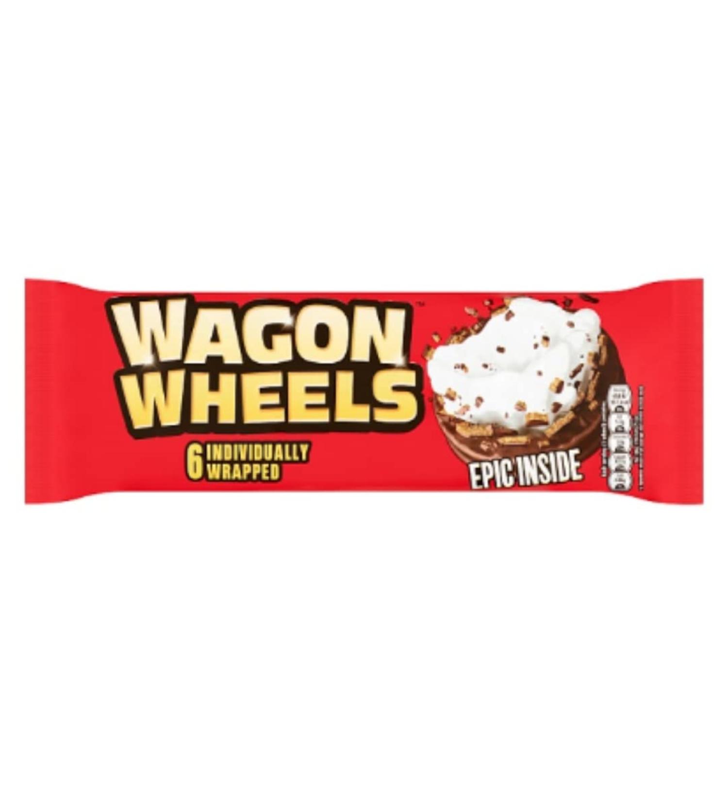 Wagon Wheels 6 Individually Wrapped x Case of 16