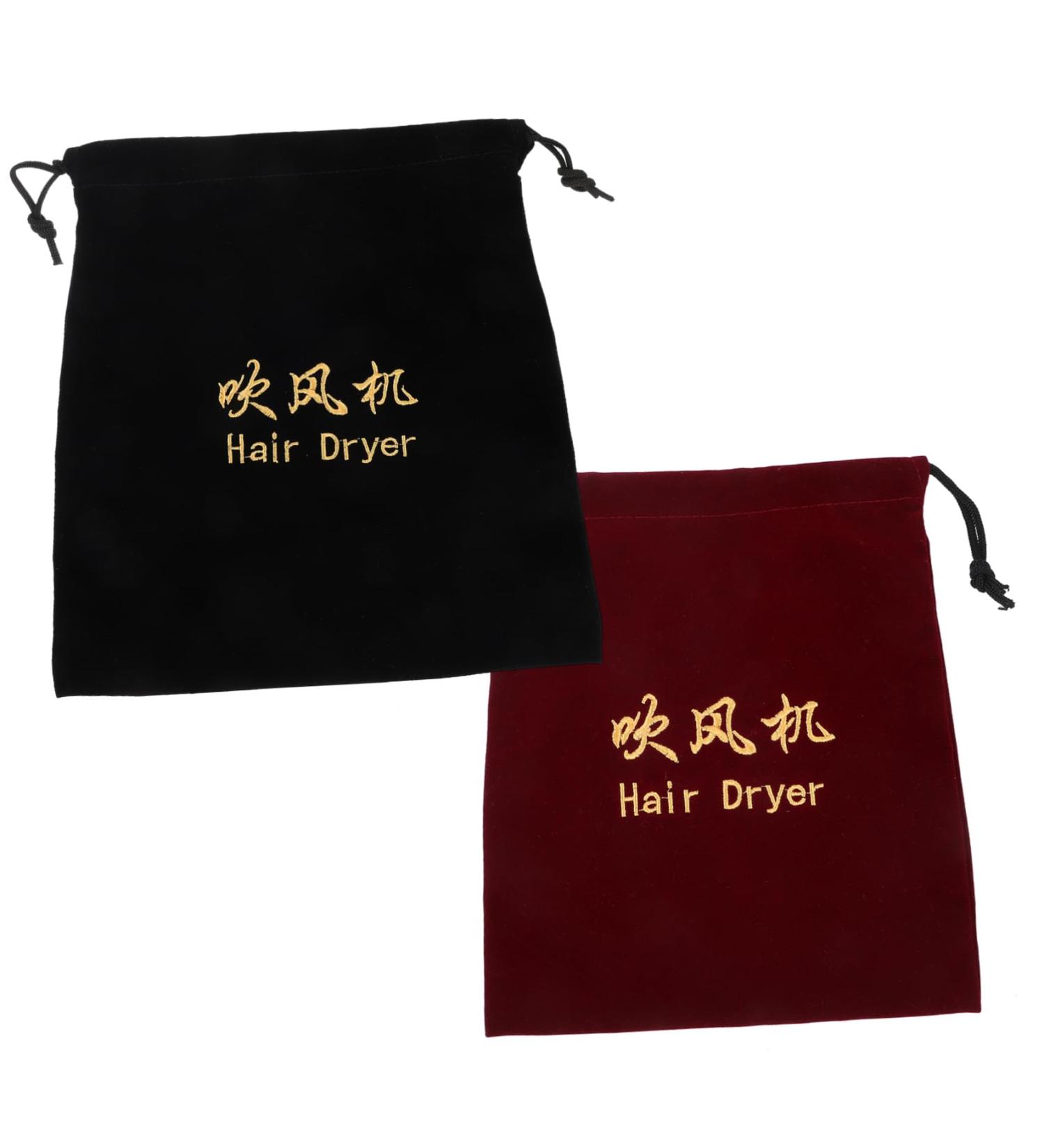 Sosoport 2pcs Hair Dryer Storage Bag Duffle Bag for Travel Styling Tools Appliances Travel Bag Hotel Supplies - Buy Online on SooperMarket.com