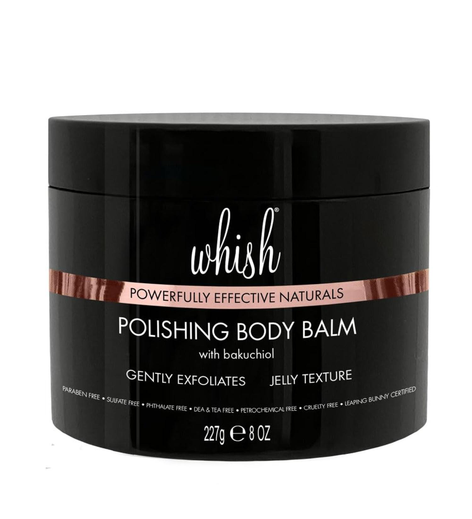 Whish Polishing Body Balm with Bakuchiol - 8oz | Hydrating & Nourishing Skin Care | Shop Internationally at Your Store Name - Buy Online on SooperMarket.com