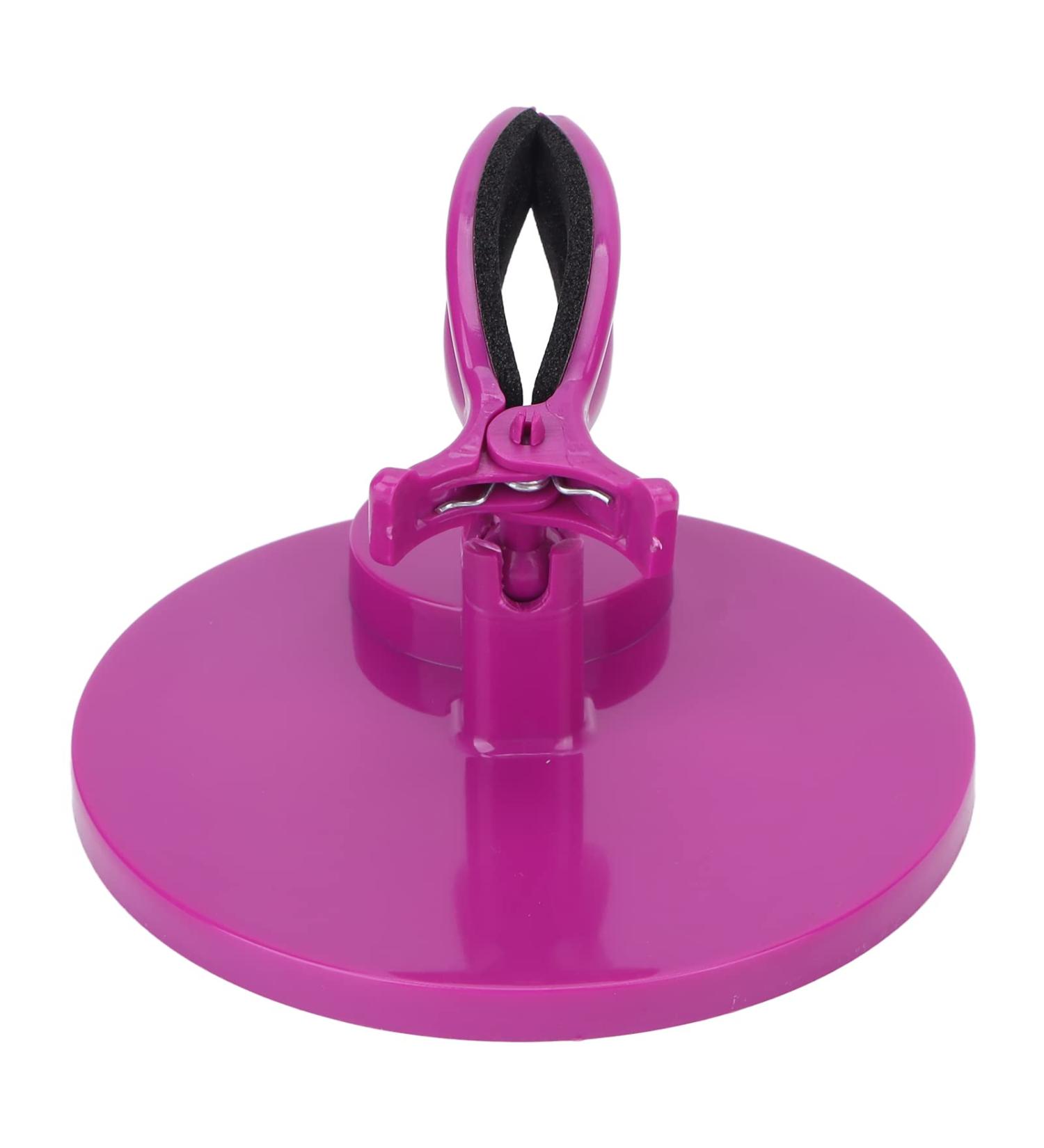 Nail Polish Holder Wide Angle Adjustable Nail Polish Holder Amateur Painting Base (Purple) - Buy Online on SooperMarket.com
