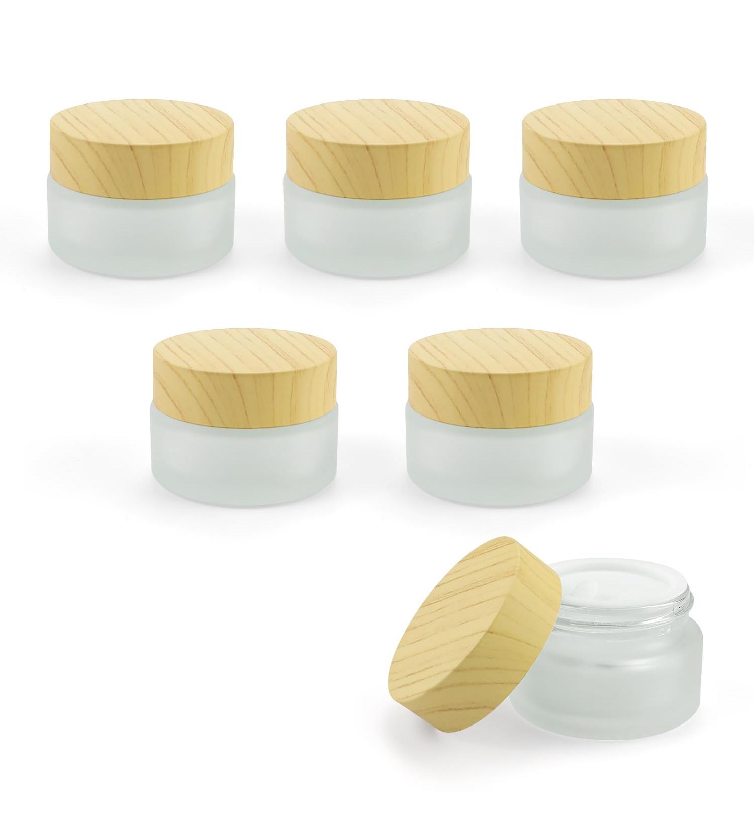 Shop M schen with Lid - 6-Piece 20ml Reusable Travel Cosmetic Containers for Ointments Creams & Lotions - Buy Online on SooperMarket.com
