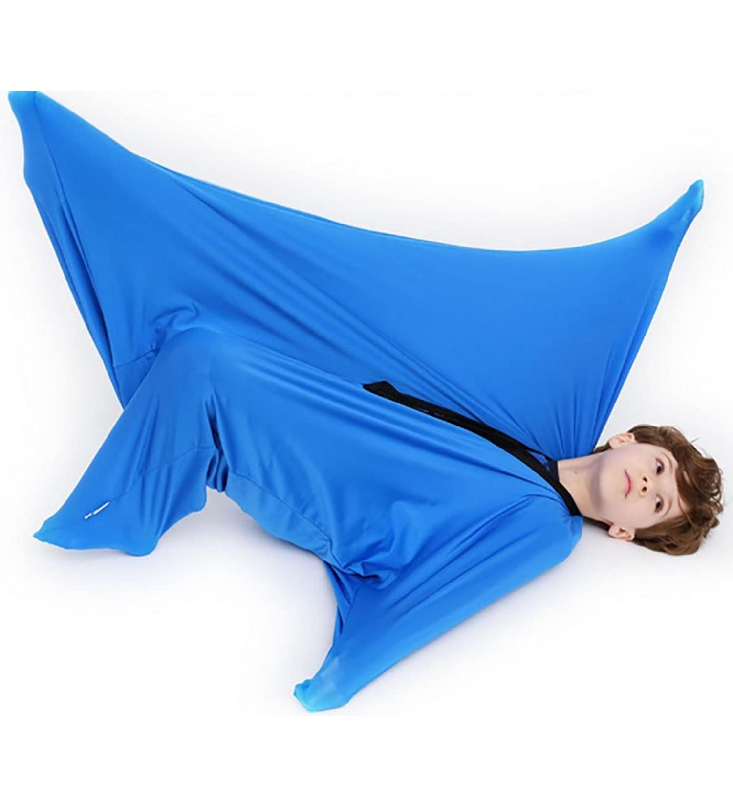 ZYUBOESO Relaxing Sensory Toys for compression Body sock for autism Suitable processing disorders Wrap to Relieve Stress Suitable for children's adult size (Color : Sky blue Size : XL/X-Large) XL/X-Large Sky Blue - Buy Online on SooperMarket.com