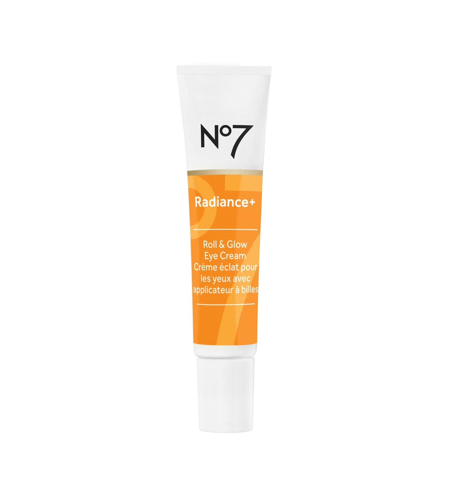 No7 Radiance+ Roll & Glow Eye Cream - Vitamin C + Caffeine Formula for Dark Circles & Puffiness - Buy Online on SooperMarket.com