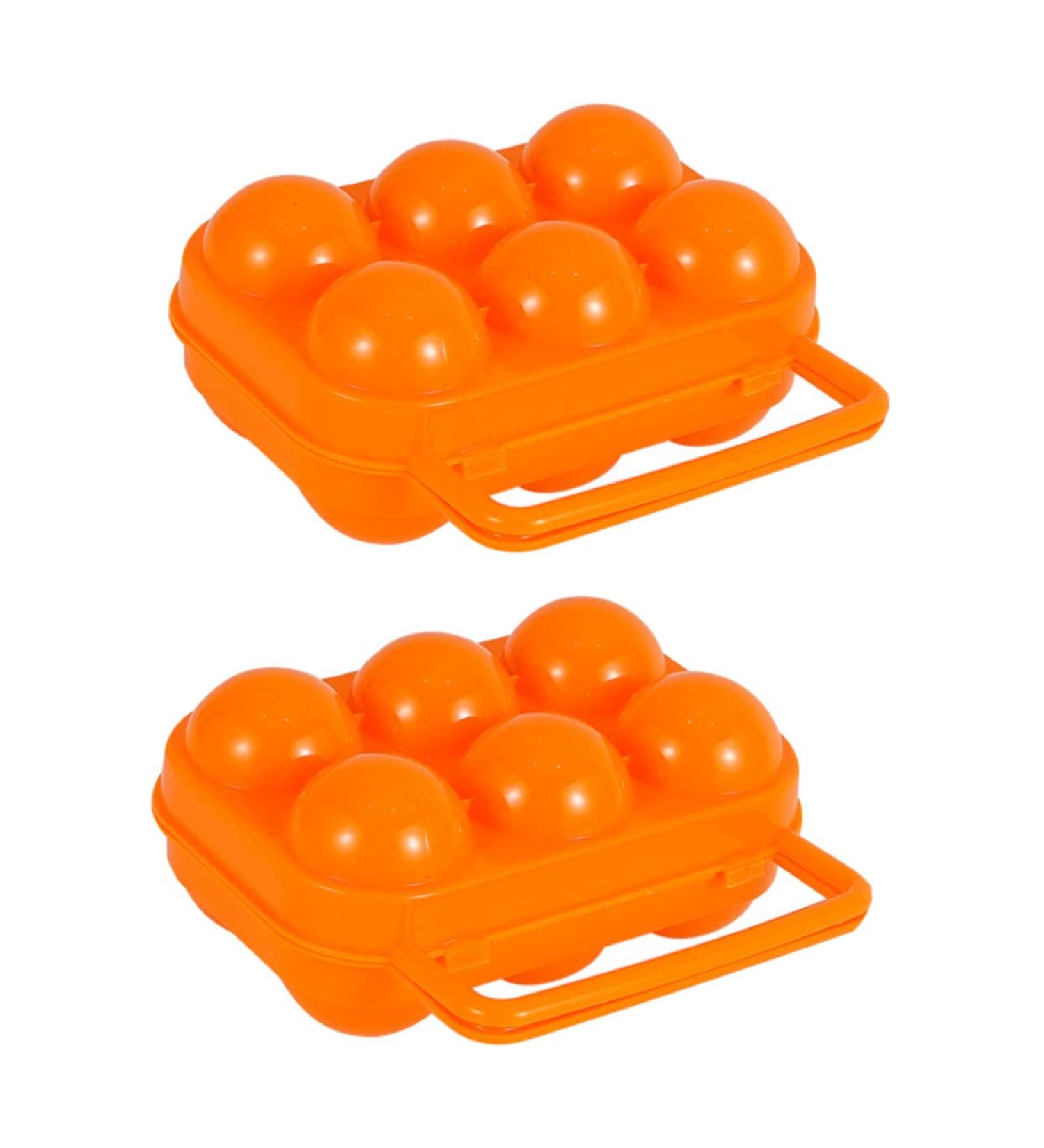 Hemoton 2pcs Outdoor Egg Carton Fridge Food Tray Outdoor Egg Container Egg Organizers Devil Travel Water Bag - Buy Online on SooperMarket.com