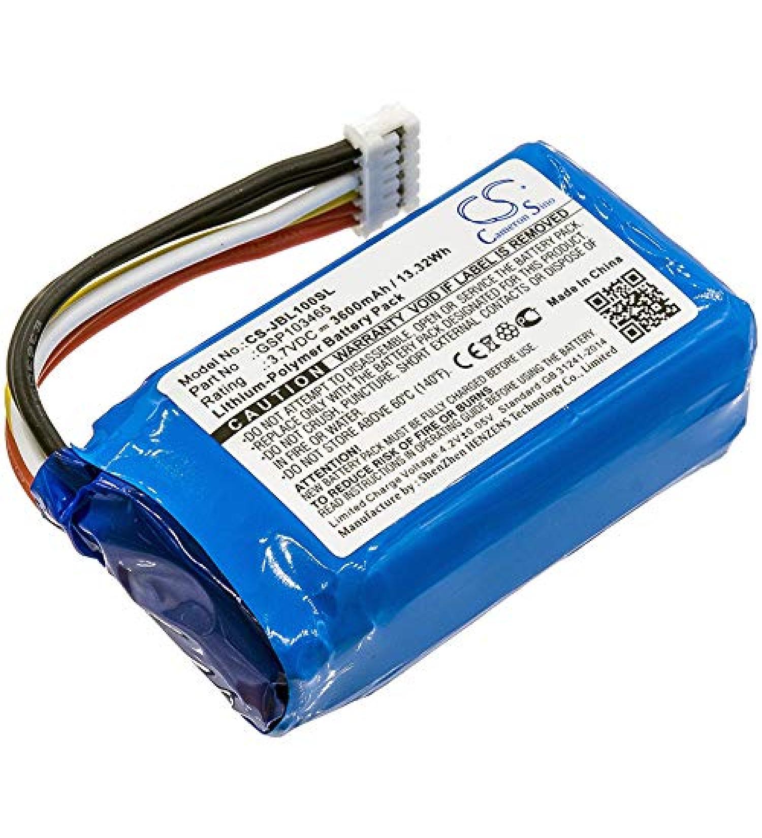 Replacement Battery for JBL Link 10 GSP103465 | 3600mAh | International Shipping Available - Buy Online on SooperMarket.com