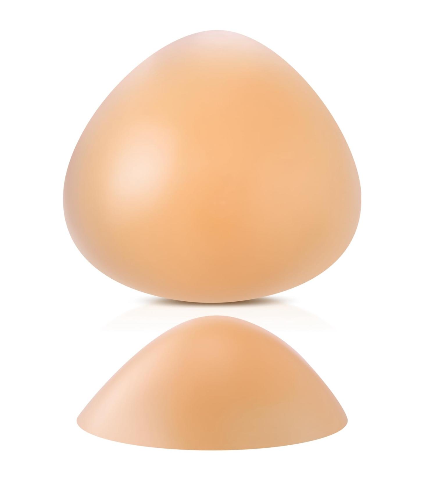 Bunnycool Triangle Silicone Breast Prosthesis 300g - 2 Pack Nude | Ideal for 80C 85B 90A Cups | International Shipping - Buy Online on SooperMarket.com