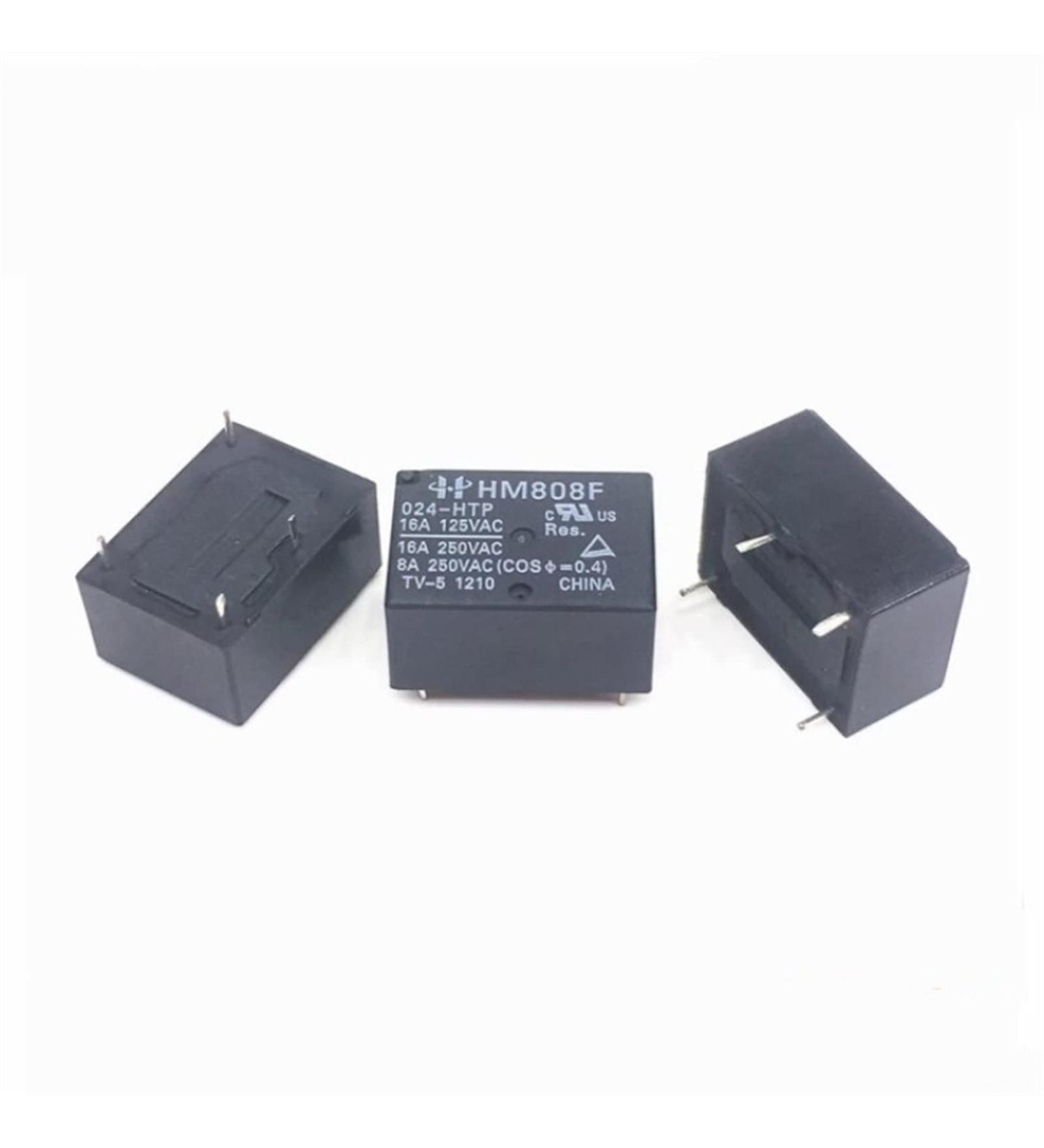 Relay 5PCS/lot HM808F 024-HTP HM808F-024-HTP HM808F 024 HTP ME-23-24P ME 23 24P 24V 24VDC 4PIN (Size : HM808F 012-HSTP)