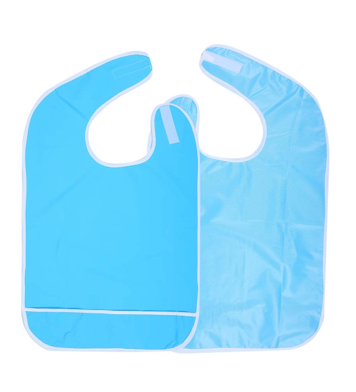 Portable Bib Adult Bib for the Elderly Patient Adult People Who Cannot Take Care of Themselves 18*14*2cm Sky Blue 45*65cm - Buy Online on SooperMarket.com
