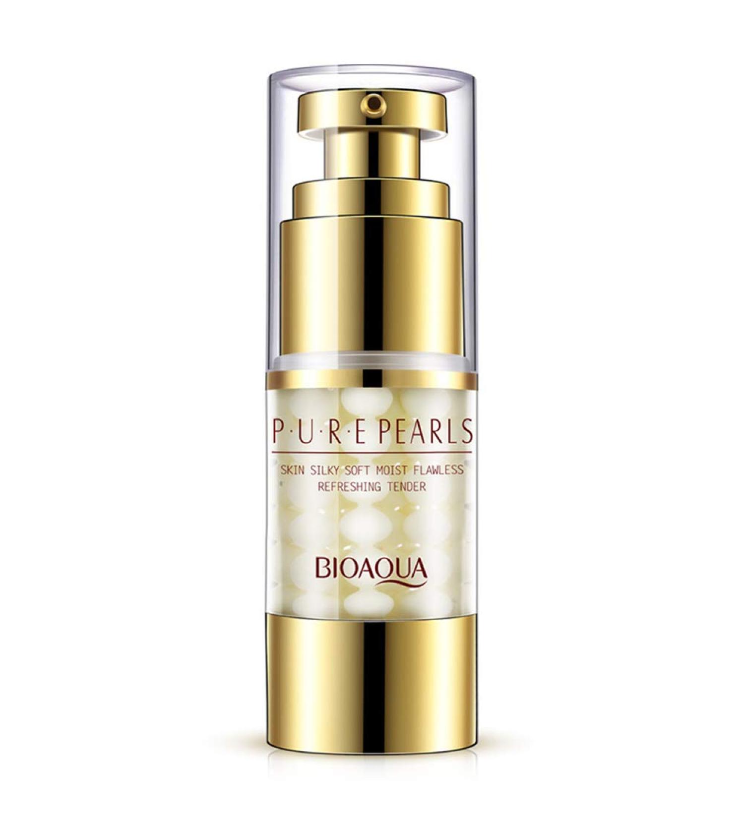 Bioaoua Pure Pearls Eye Cream Essence - Skin Silky & Flawless | Moisturizing & Oil Control - 35g - Buy Online on SooperMarket.com