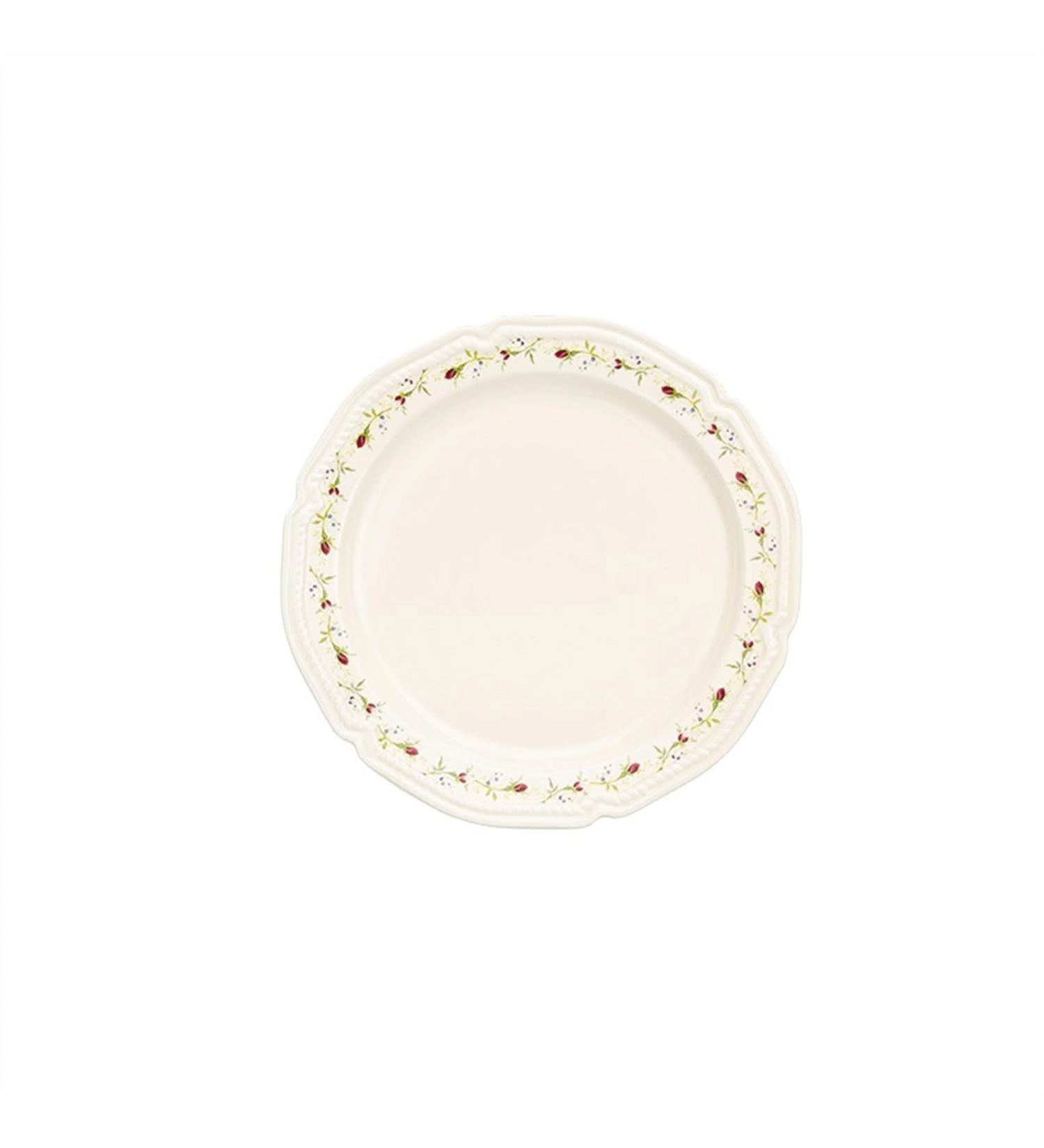 Serving Plates Ceramic Vintage Rose Dinner Plate Kitchen Tableware Salad Plate Steak Plate Fruit Deep Dish Dinner Plate Large Dinner Plate for Kitchen Hotel Restaurant for Appetizer Dinner and Desse - Buy Online on SooperMarket.com