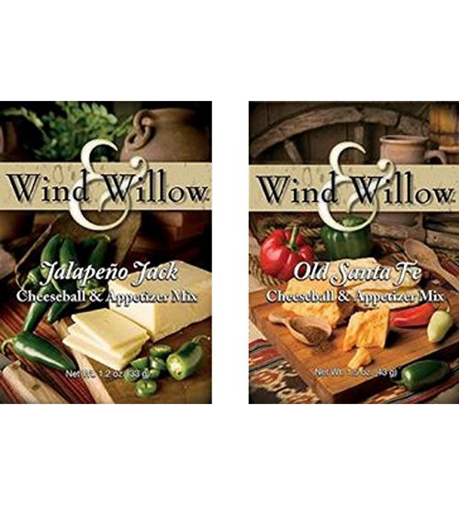 Wind & Willow All American Savory Cheeseball and Dip Mix Variety Pack - Jalapeno Jack & Old Santa Fe - Buy Online on SooperMarket.com