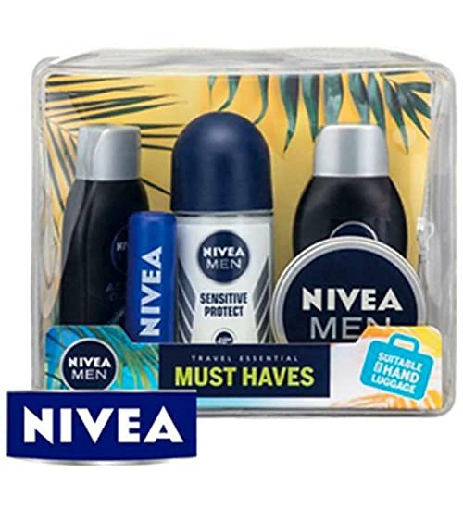 NIVEA MEN ESSENTIAL TRAVEL MUST HAVES 5 PIECE SET - Buy Online on SooperMarket.com