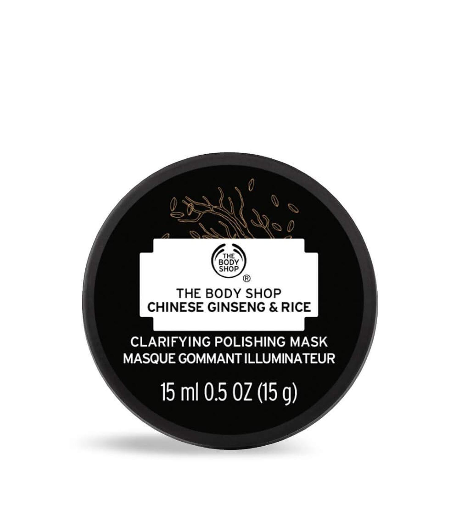 The Body Shop Chinese Ginseng and Rice Clarifying Polishing Mask 15ml - Buy Online on SooperMarket.com