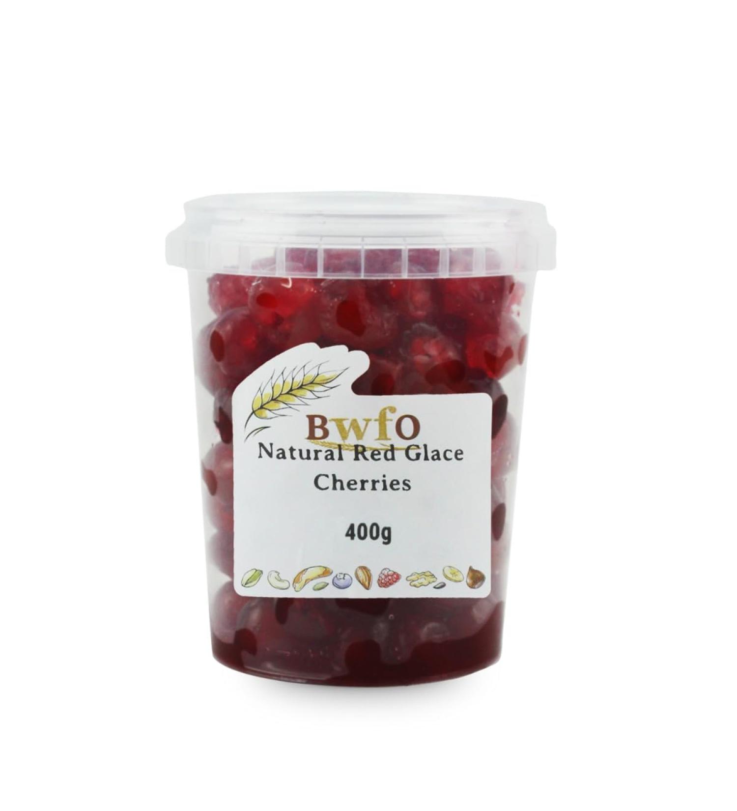 Glace Cherries Natural Colour - Red 400g