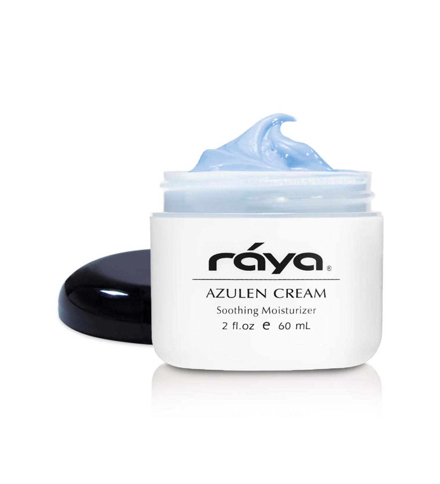Raya Azulen Cream (301) | Moisturizing Day and Night Face Cream for Combination & Sensitive Skin | Refines, Tones, and Tightens | Soothing Azulene Formula - Buy Online on SooperMarket.com