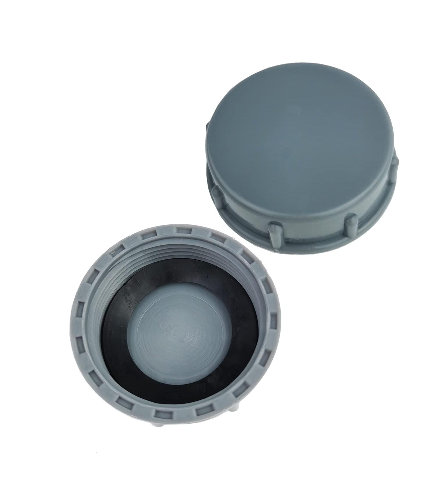 Buy Qrity 2-Pack Kitchen Sink Drain Pipe Locking Caps - 56mm Inner Thread for Leak Prevention | International Shipping Available - Buy Online on SooperMarket.com