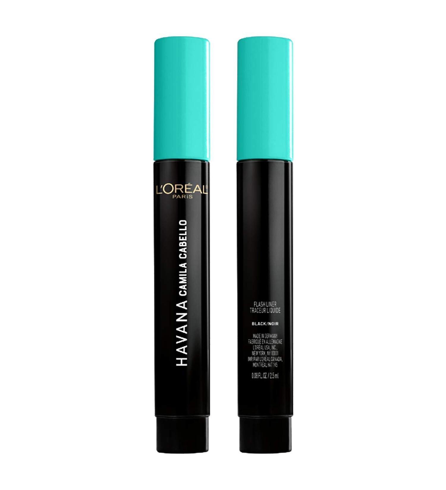 L'Or al Paris Camila Cabello Flash Liner 01 Black - Precise Felt Tip Eyeliner 2.5 ml | International Shipping Available - Buy Online on SooperMarket.com