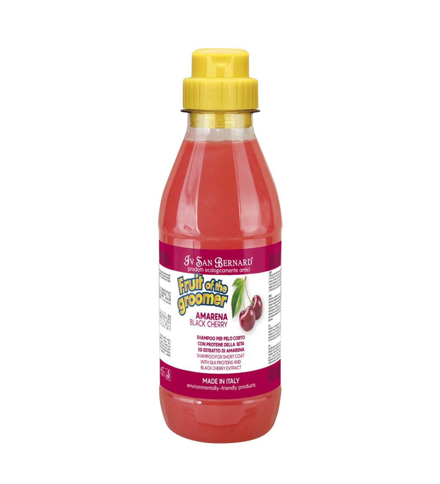 Iv San Bernard Fruits Amarena Shampoo 500 ml - Revitalize Your Hair | International Shipping Available - Buy Online on SooperMarket.com