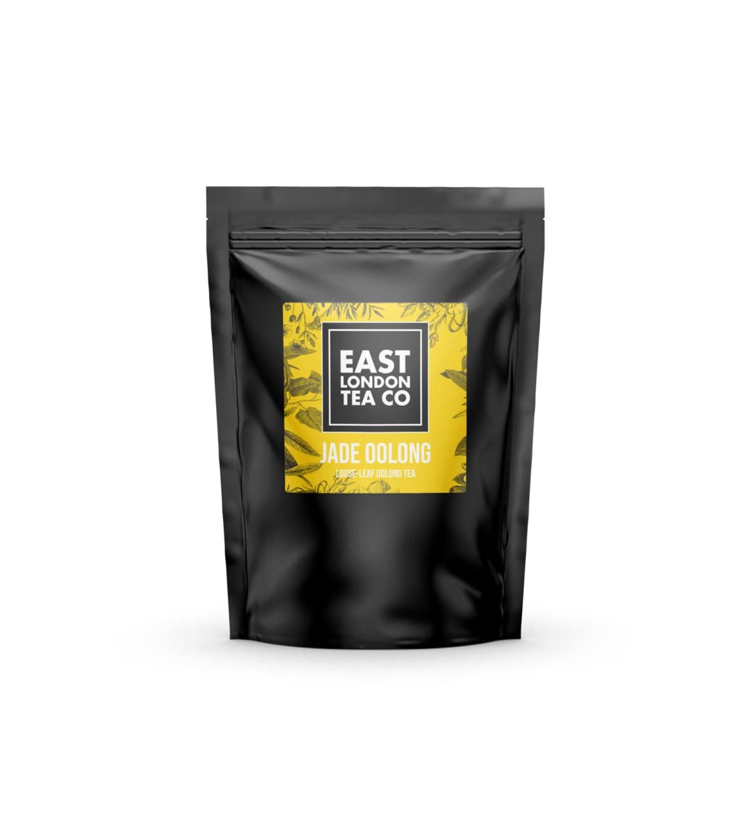 East London Tea Co. - JADE OOLONG Loose Leaf Tea | High in Antioxidants | 100% Natural Ingredients (80g Pouch) - Buy Online on SooperMarket.com
