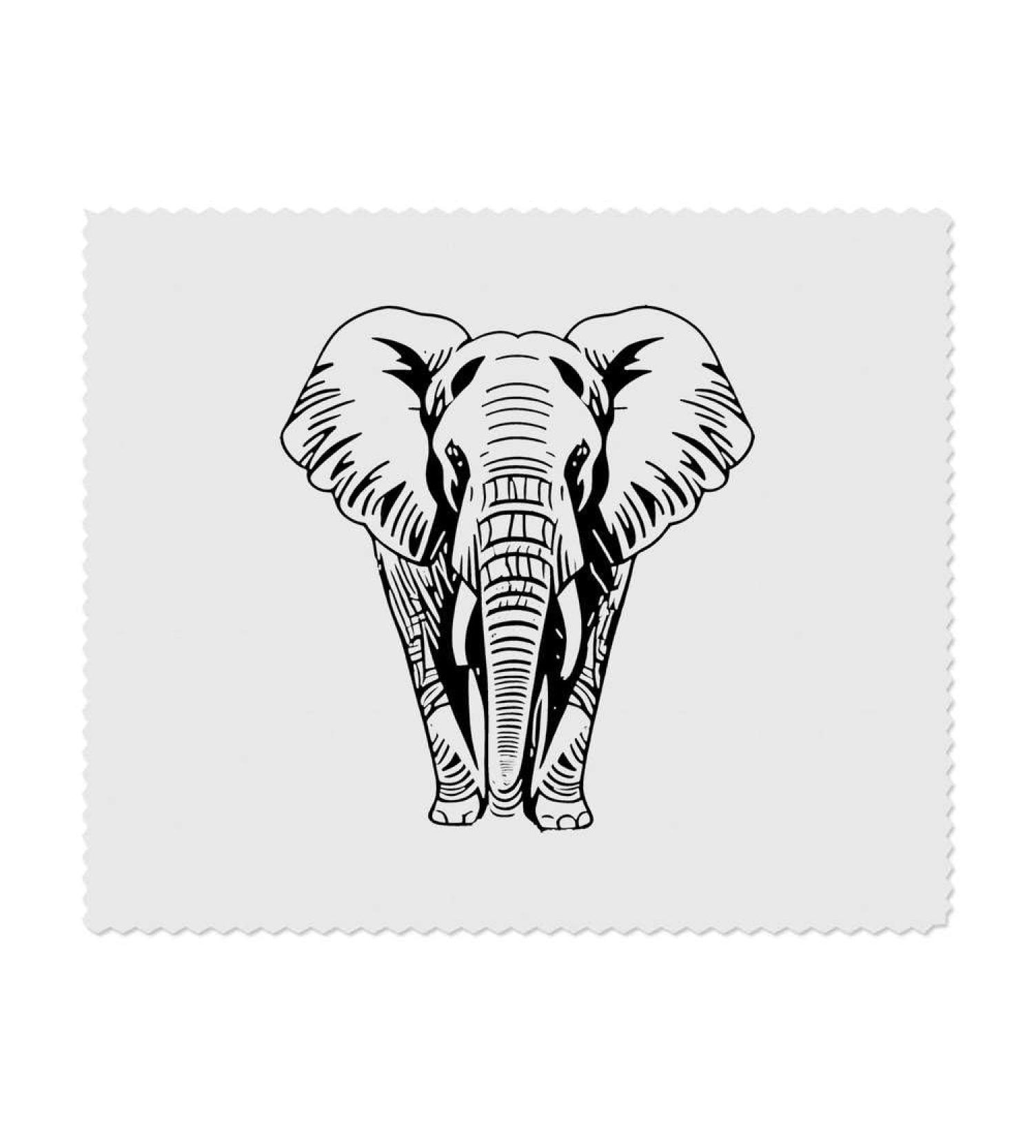 Buy 2 x Microfiber Cleaning Cloths 'African Elephant' | Eco-Friendly High Absorbency - International Shipping Available - Buy Online on SooperMarket.com