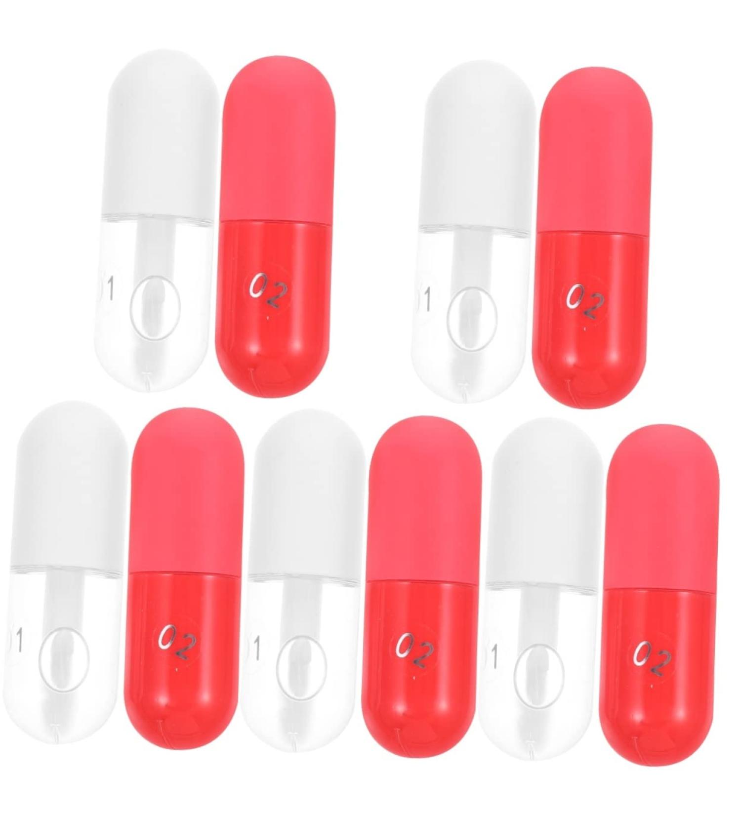 STAHAD Lip Oil Lip Plumper & Gloss Set - Skincare Makeup & Plant Essence Repair - 5pcs - Buy Online on SooperMarket.com
