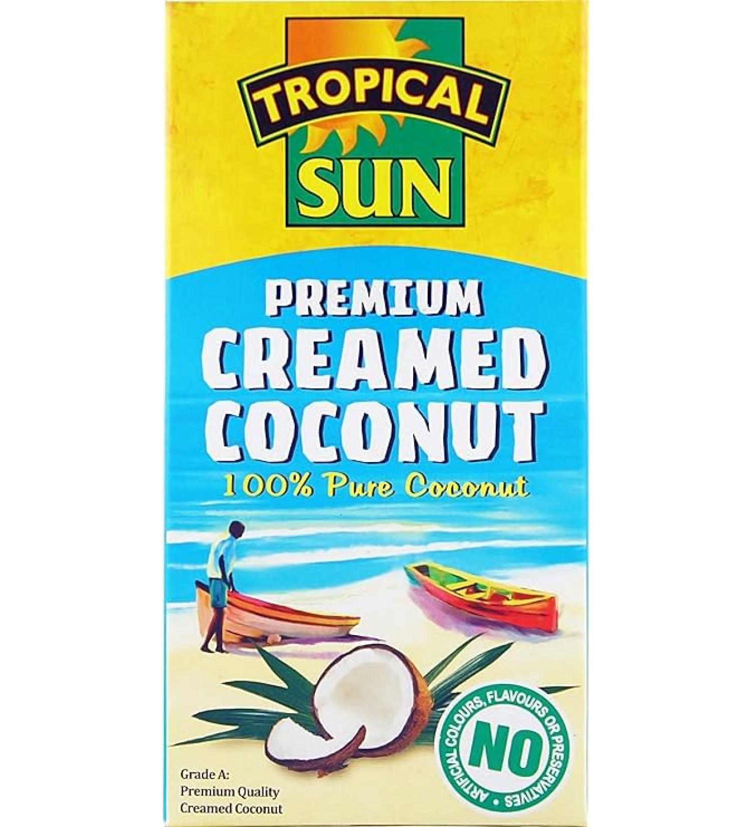 Tropical Sun Premium Creamed Coconut 200g Pack of 3 - Buy Online on SooperMarket.com