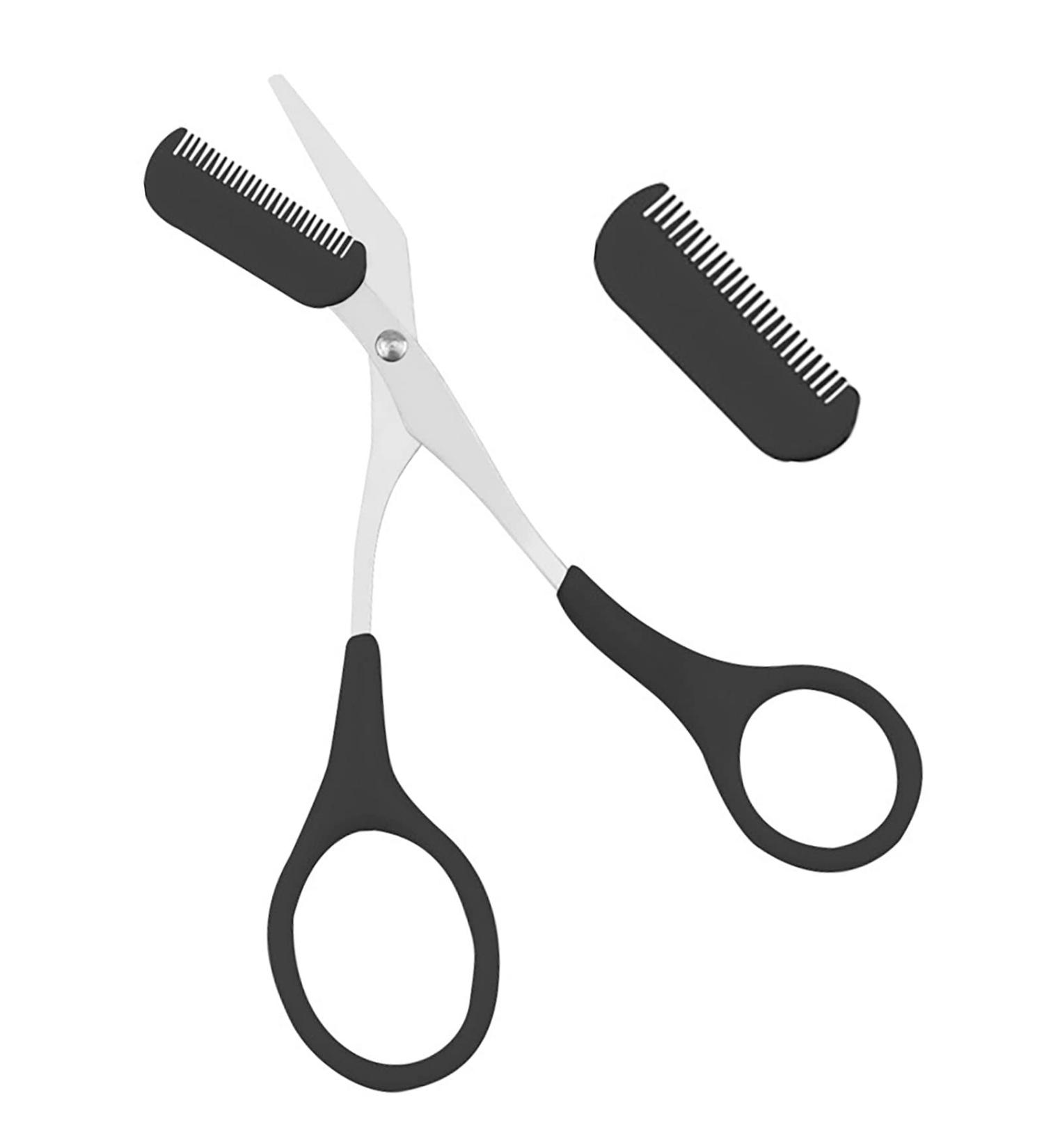 Professional Eyebrow Scissors for Men | Precision Trimmer & Comb for Perfect Eyebrows - Buy Online on SooperMarket.com