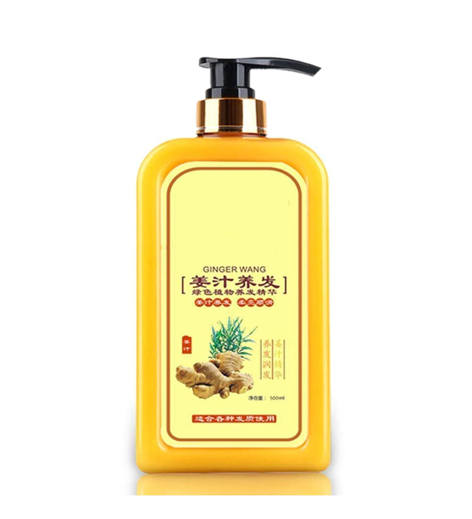 Ginaday Instant Ginger Hair Regrowth Shampoo 17.6oz - Hair Growth & Anti-Hair Loss Care - 500ml - Buy Online on SooperMarket.com