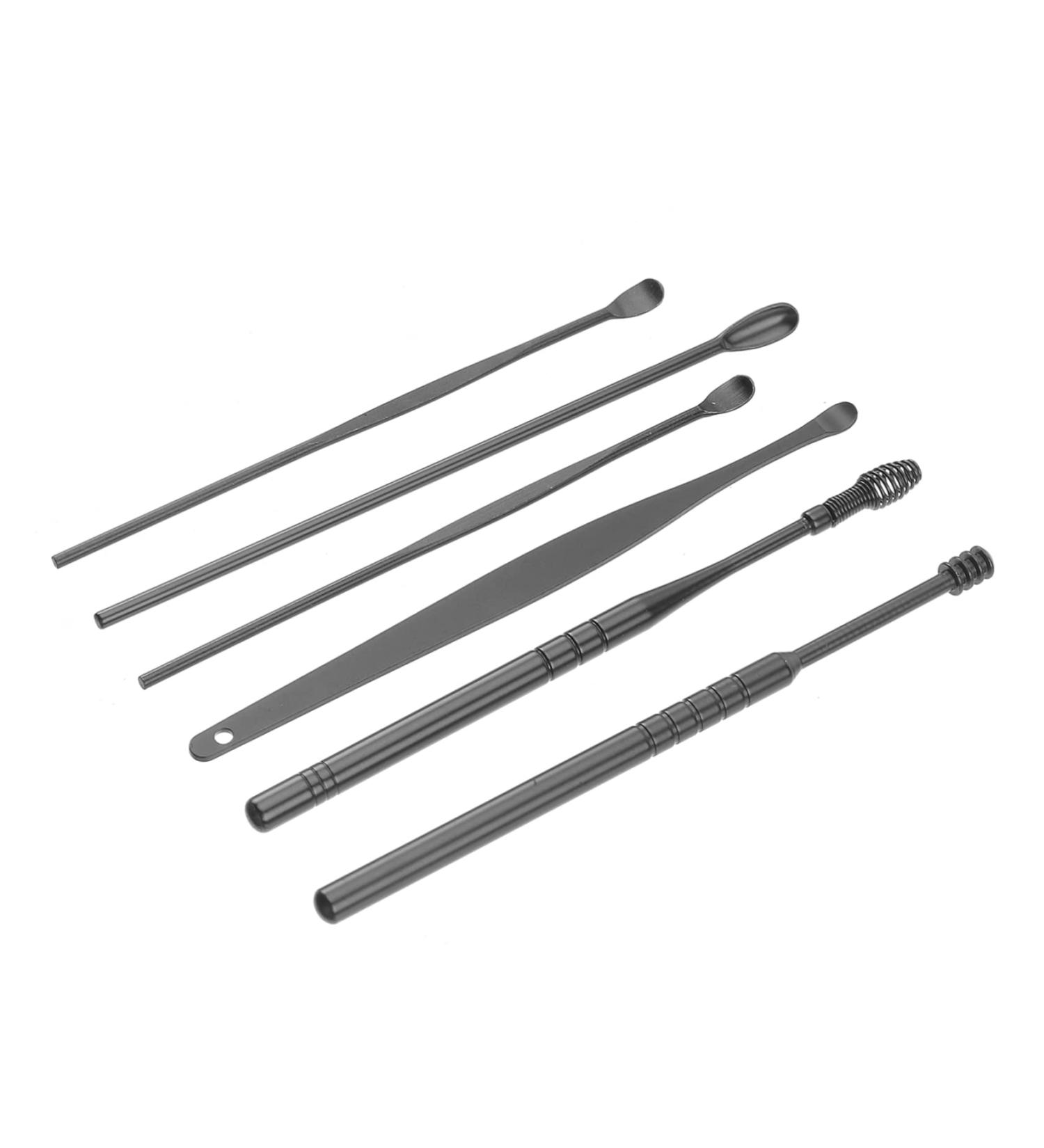 PLAFOPE 2 Sets Ear Cleaning Kit - Stainless Steel Spiral Spring Ear Cleaner and Earwax Removal Tool - Buy Online on SooperMarket.com