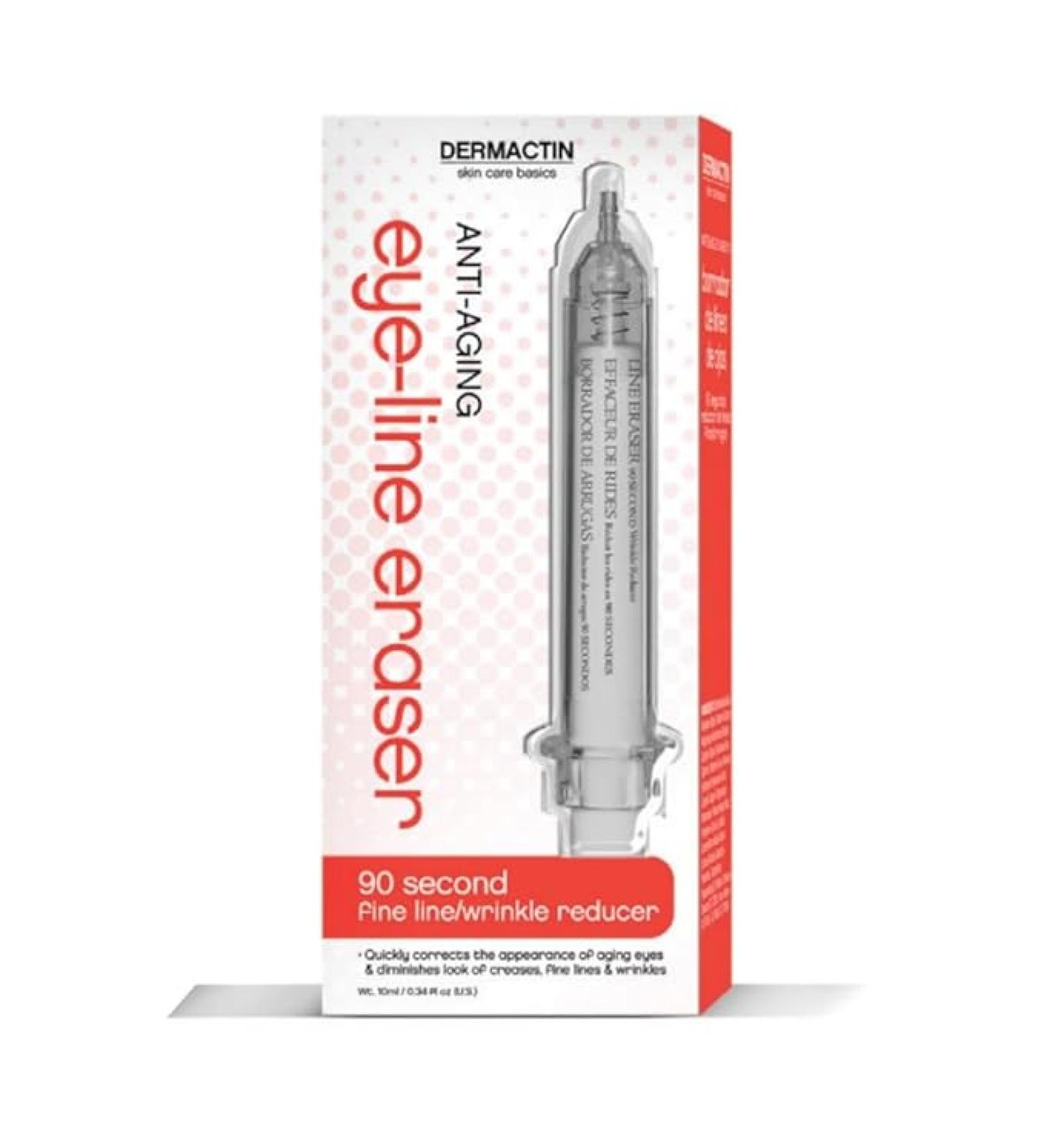 Dermactin Anti-Aging Eye-line Eraser 90 Second Fine Line/Wrinkle Reducer 34 oz - Wrinkle Eraser for Face Wrinkle Line Filler - Buy Online on SooperMarket.com