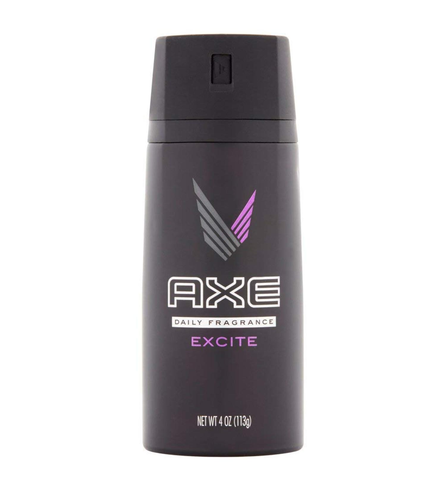 Axe Deodorant Bodyspray Excite 4 oz (Pack of 9)