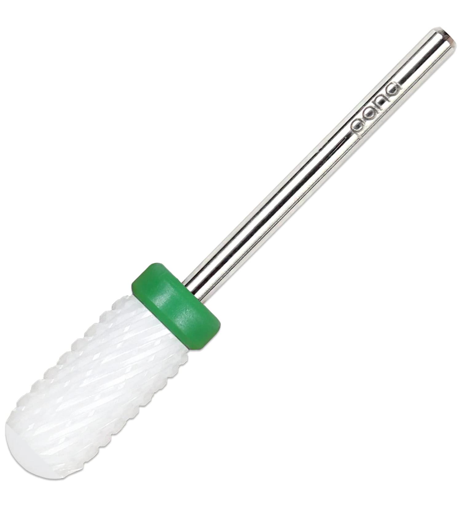 PANA Smooth Top Small Barrel 3/32” Ceramic Bit - Coarse Grit Nail Drill for Acrylic & Gel - Professional & Beginner Use - Fast Removal for Manicure & Pedicure - Buy Online on SooperMarket.com