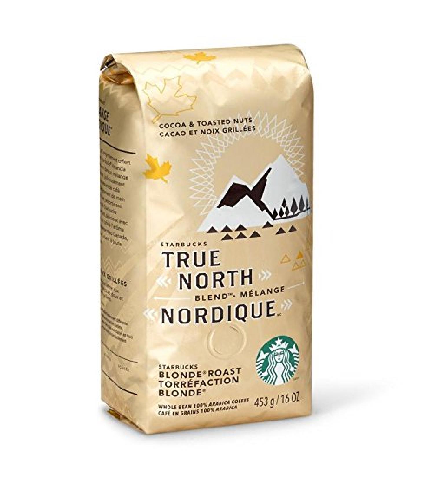 Starbucks True North Blend Whole Bean Coffee (1lb)