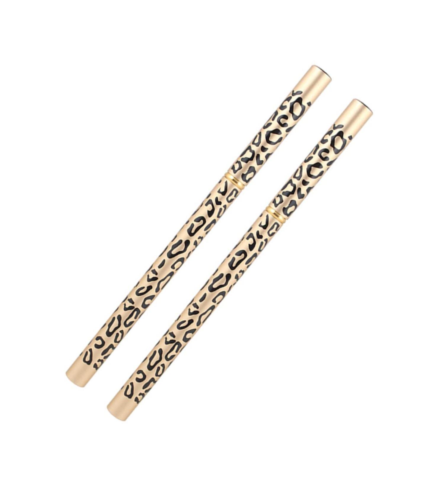 MUSISALY 2pcs Long Lasting Eyebrow Pencils Leopard Eyeliner Pencil Eyebrow Brush for Women Puff Head Wooden 1 count (Pack of 1) As Shown - Buy Online on SooperMarket.com
