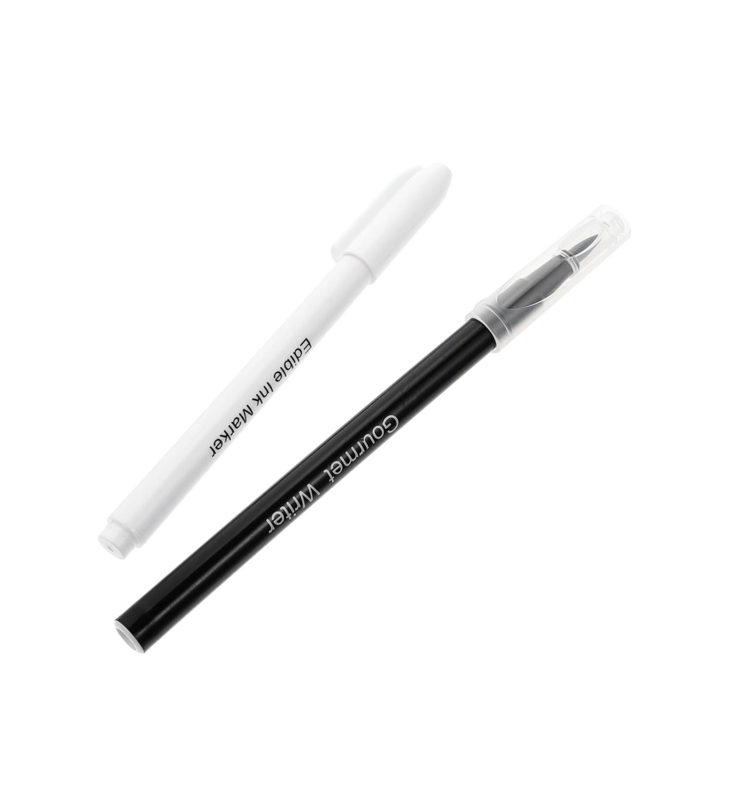 Didiseaon 6 Pcs Can Be Food Coloring Pen Green Icing Pen Dual Tip Markers Baking Pencil White Edible Marker Chocolate Mark Pen Red Edible Marker Red Ink Pen Baking Marker Cake Plastic Brush - Buy Online on SooperMarket.com