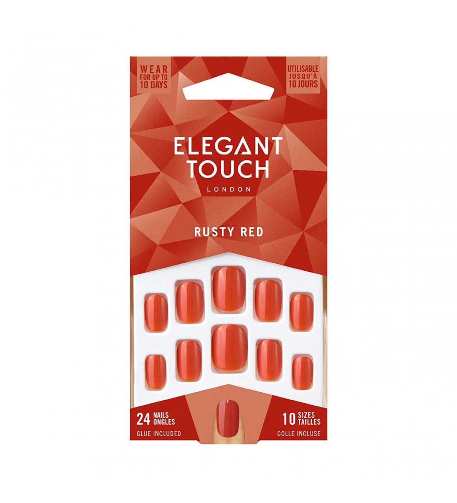 Elegant Touch Nails Rusty Red