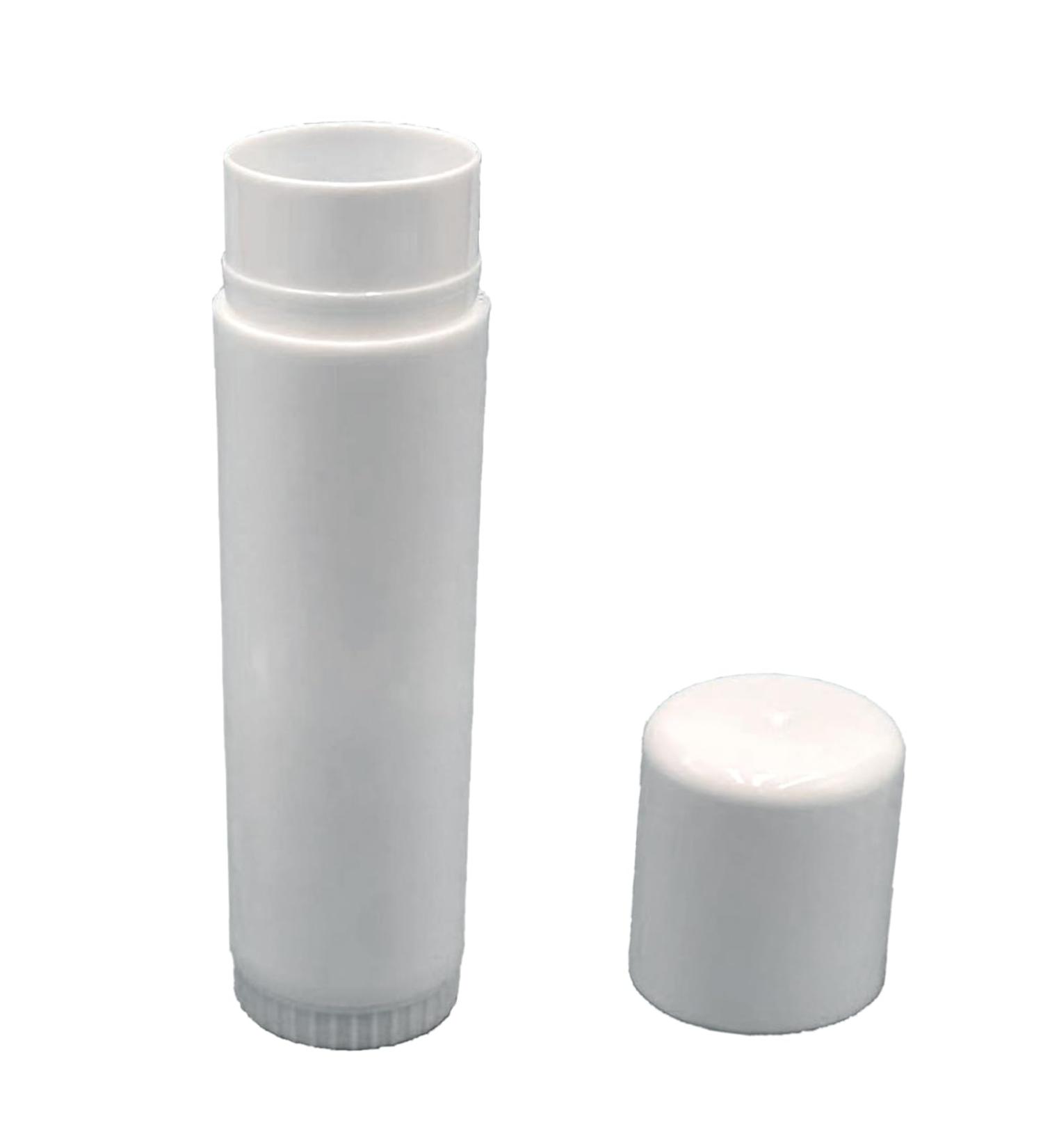 DIY Lip Balm Tubes 50pcs Empty Lipstick Containers 5g White Plastic Tubes For Lip Care Product Travel Friendly Lip Balm Containers - Buy Online on SooperMarket.com