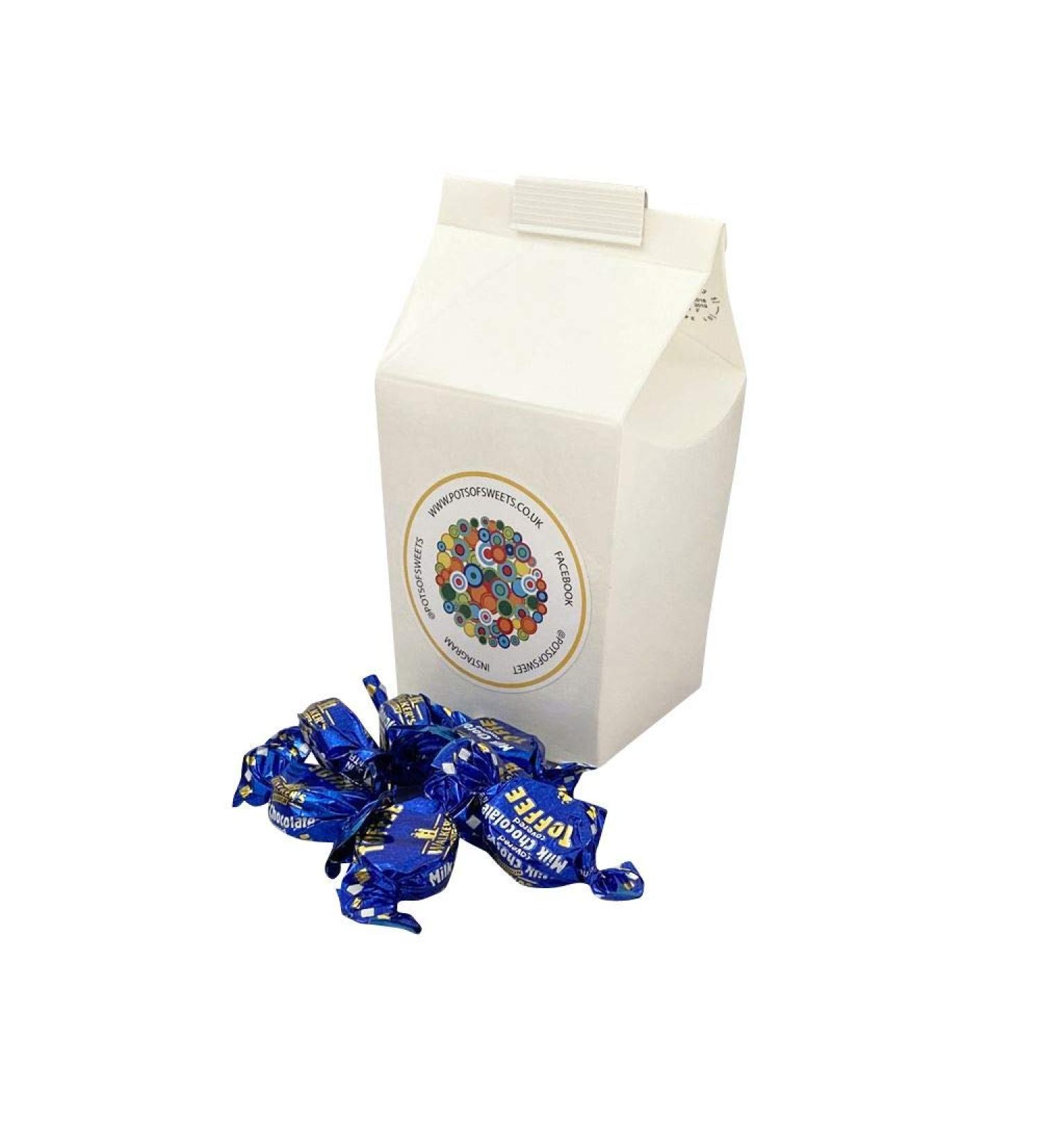 Personalized Customise with Your Own Message or Image 250g Carton of Walkers Individually Wrapped Milk Chocolate Toffees Sweet - Buy Online on SooperMarket.com