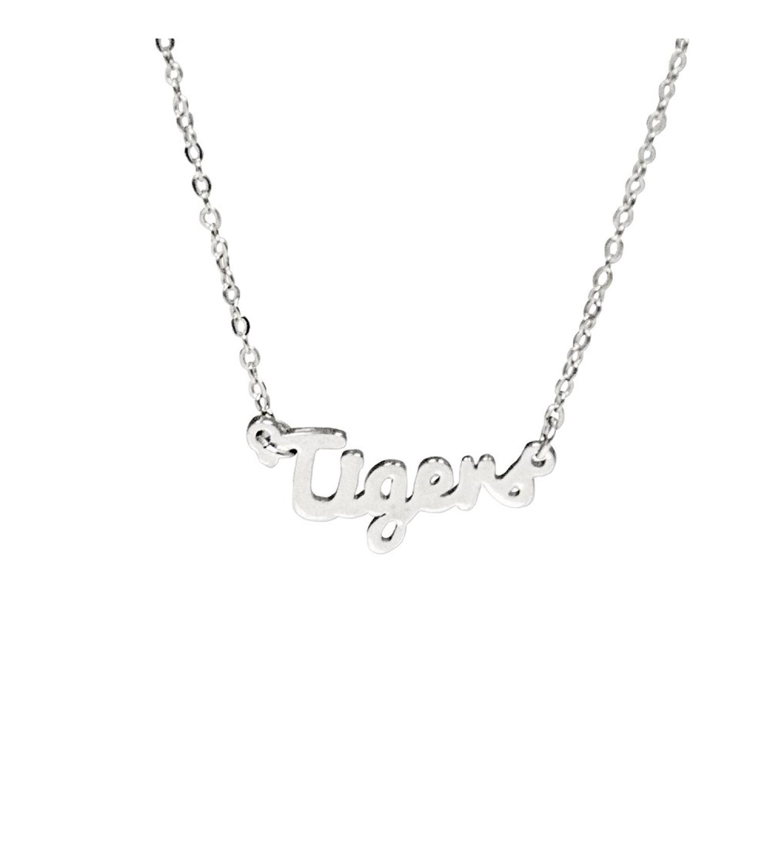 Fan Frenzy Gifts NCAA Clemson Tigers Script Necklace
