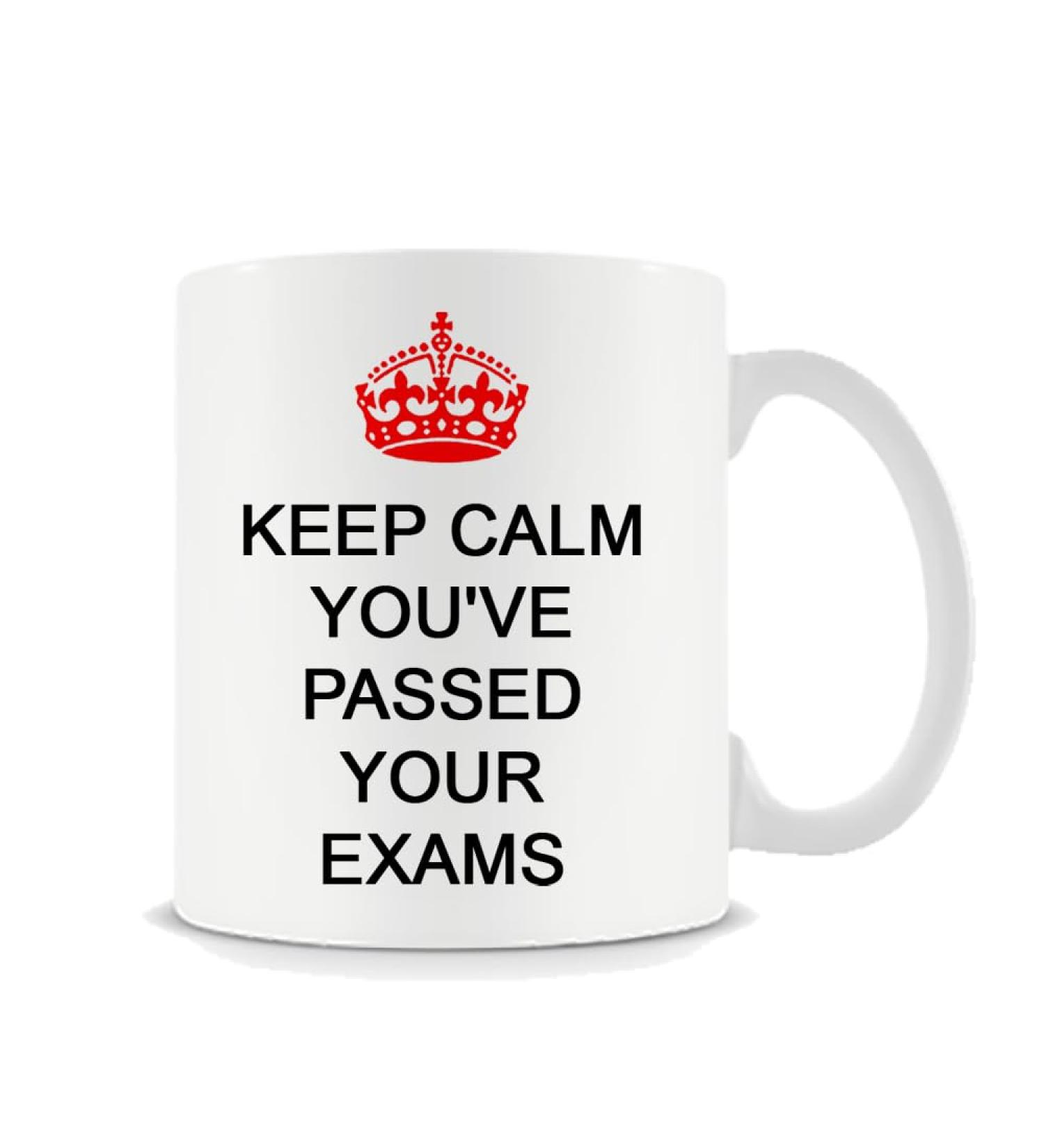 Giftme Keep Calm You've Passed Your Exams 11oz Coffee Tea Ceramic Mug. - Buy Online on SooperMarket.com