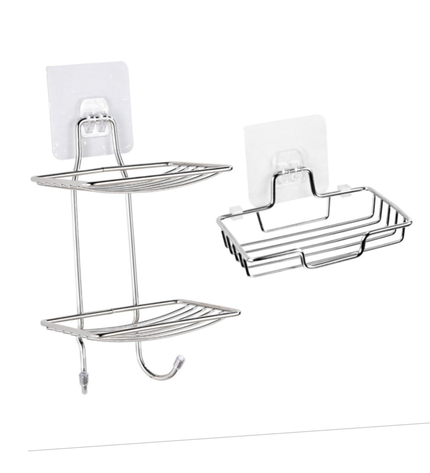 Ciieeo Soap Dish Soap Holder Stainless Steel Shelf - Buy Online on SooperMarket.com