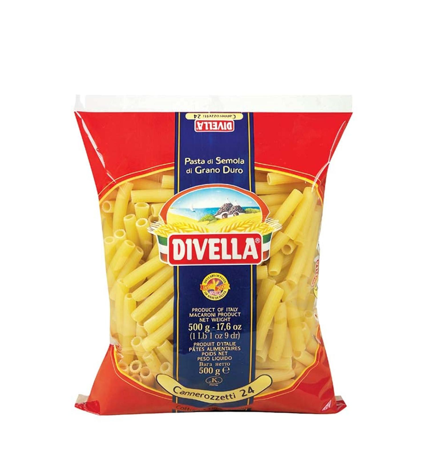 DIVELLA CANNEROZZETTI 500 g (5 Packs of 500 g)