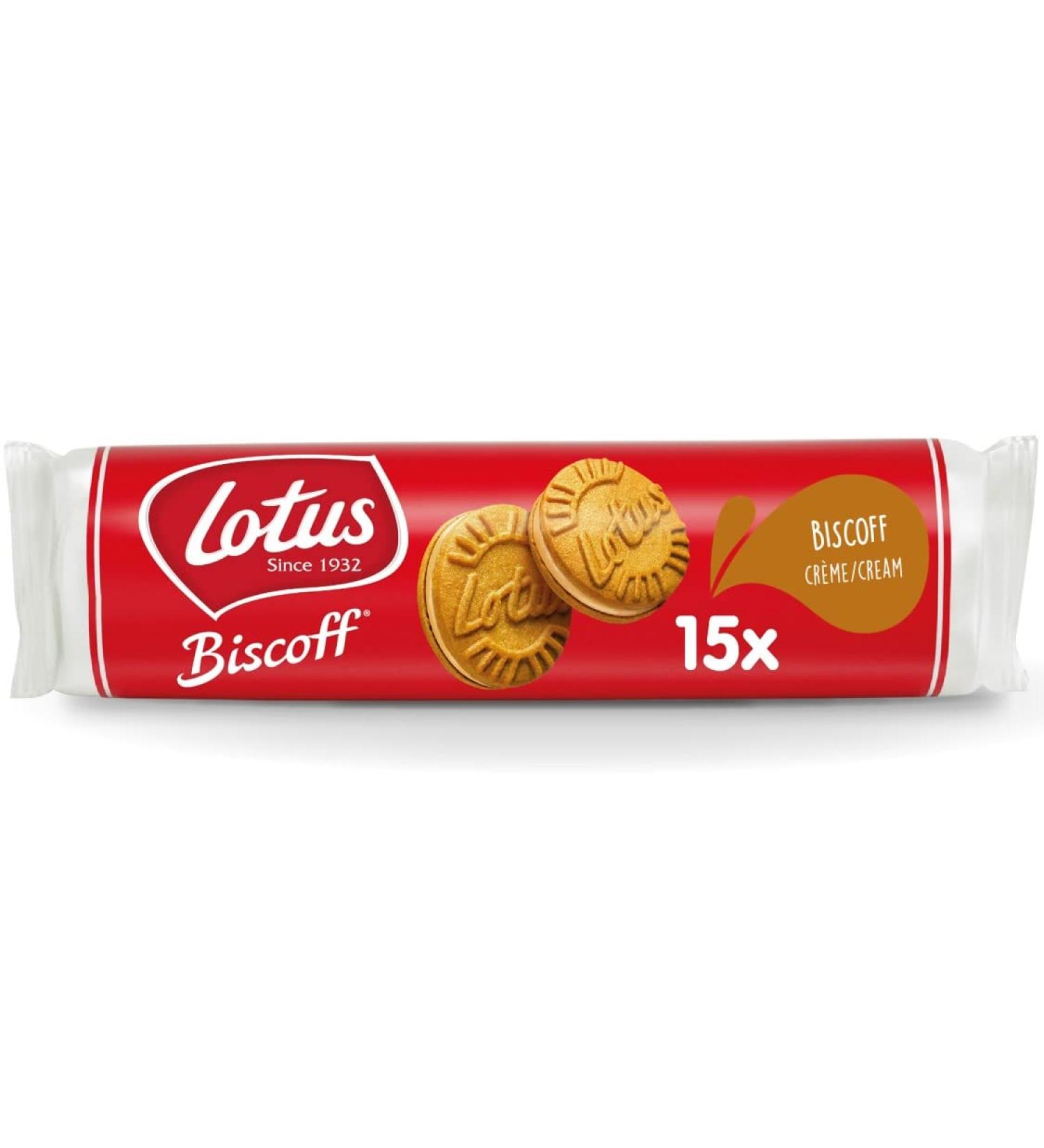 Lotus Biscoff - Caramelized Sandwich Cookies - Original Biscoff Cream Filling 1 sleeve of 15 cookies - Buy Online on SooperMarket.com
