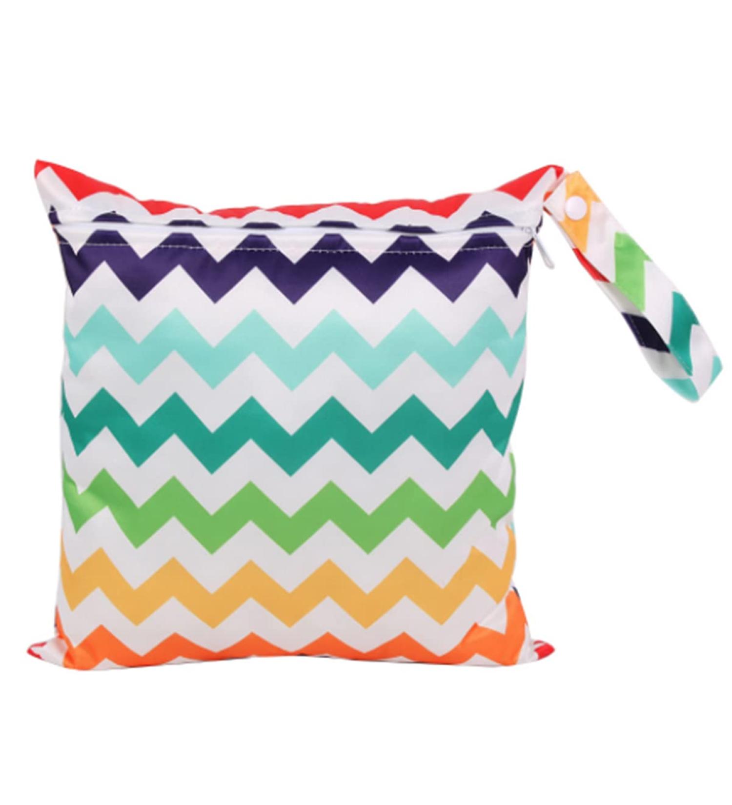 Baby Diaper Bag Wet Dry Bag | Nappy Organizer Bag | Waterproof Zipper Bag | Washable & Reusable Cloth Wet Bag | Color 8 M - Buy Online on SooperMarket.com