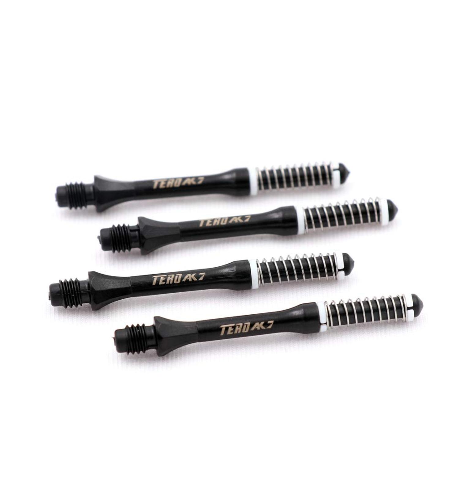 CUESOUL TERO AK7 Slim Dart Shafts Set of 3 - Black, Shaft Length 40mm - for Steel Tip and Soft Tip Darts - Buy Online on SooperMarket.com