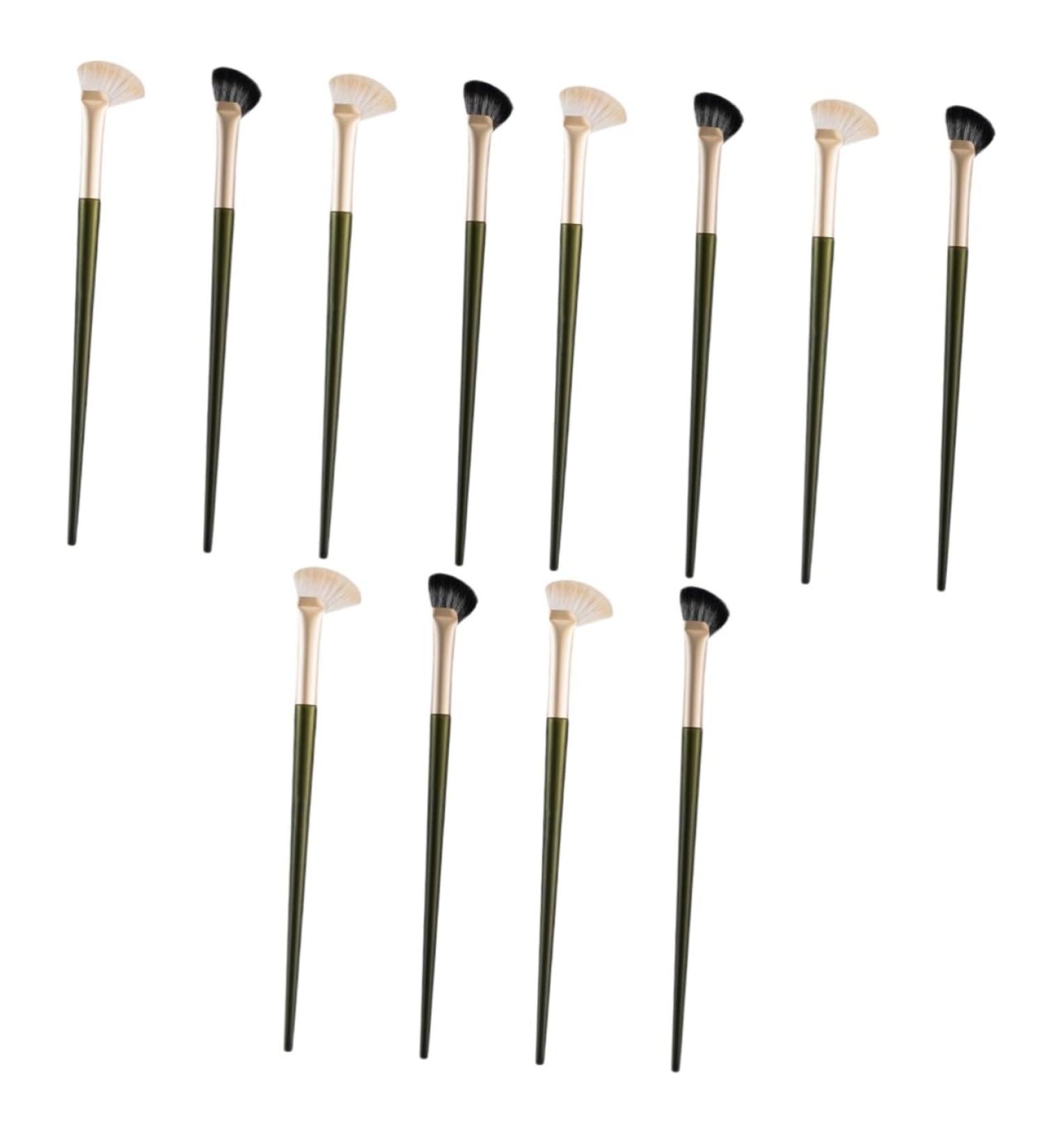 Baluue 12 Pcs Nose Shadow Brush Makeup Brush Angled Eye Shadow Brush Small Concealer Brush Flat Concealer Brush Angled Cosmetic Brush Concealer Brush under Eye Angled Eyeshadow Brush - Buy Online on SooperMarket.com