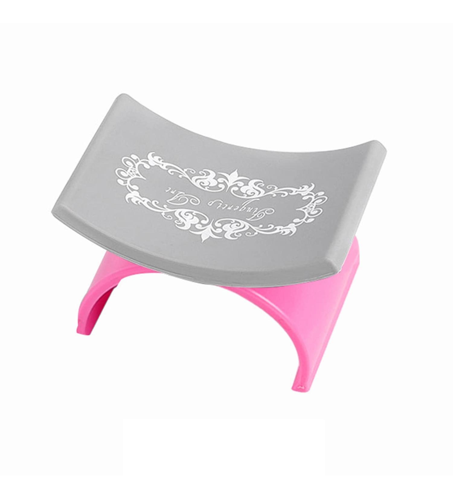 Worparsen Nail Armrest Cushion Detachable Wear Resistant Great DIY Nail Art Pillow Nail Palm Rests Stand Decor Pink - Buy Online on SooperMarket.com