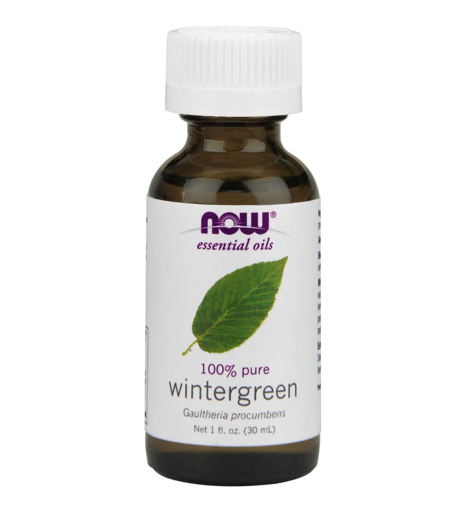NOW Wintergreen Oil 1-Ounce (Pack of 2) - Pure Essential Oil Blend for Pain Relief - Buy Online on SooperMarket.com